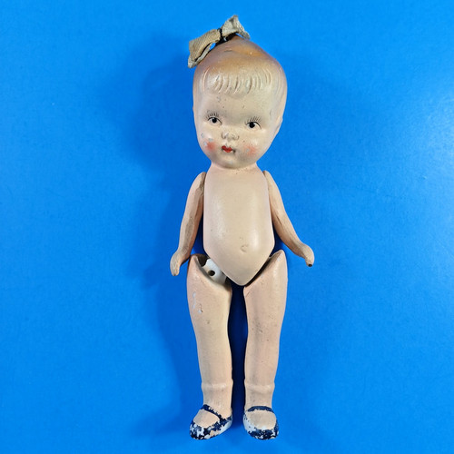 Bisque girl doll string - bisque,